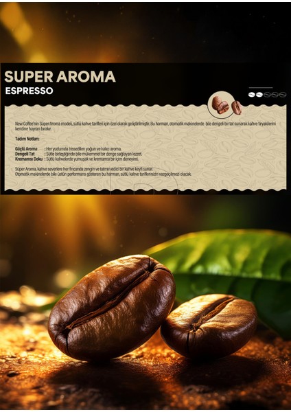 SA500GR Super Aroma 500 gr Espresso Çekirdek Kahve