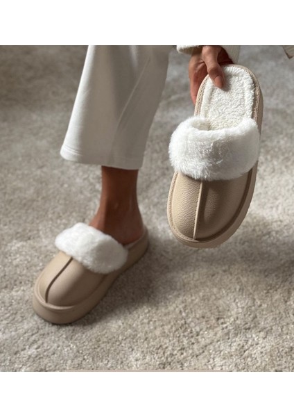 Kadın İçi Tüylü Ev Terliği modelleri