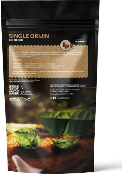 Single Orijin – Orta Amerika’nın Seçkin Arabica Kahve Çekirdekleri (500gr) SO500GR