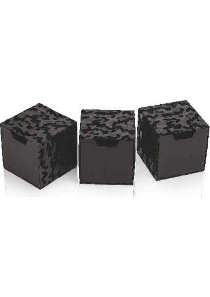 Camouflage Küp Çekmeceli Hediye Kutusu BX82260-C 140X140X140 mm