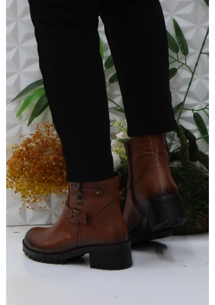 42831 Taba Deri Içi Kürklü Kaymaz Taban Kadın Bot fırsatları