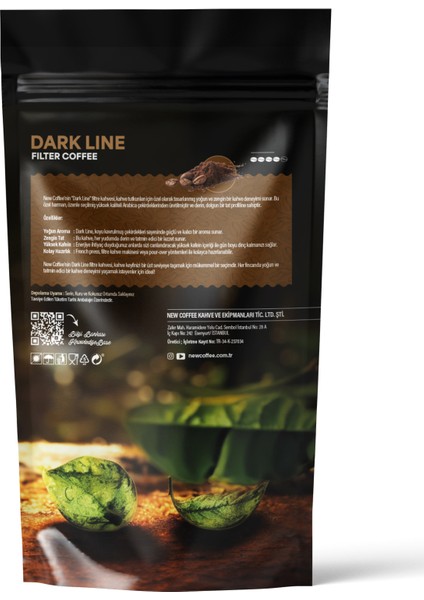 DL500GR Dark Line 500GR Öğütülmüş Filtre Kahve