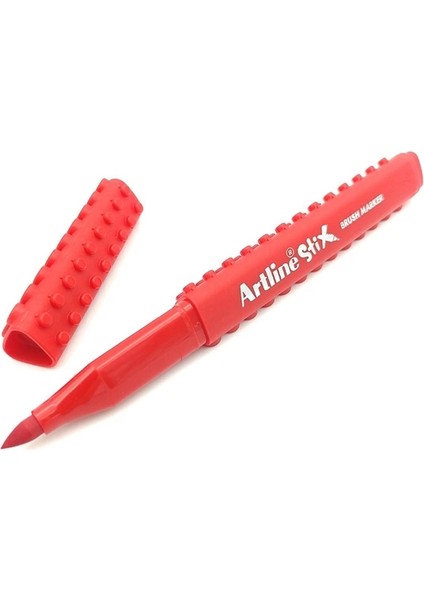 Artlıne Stıx Etx-F Brush Marker Red