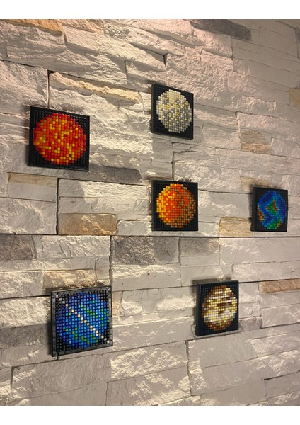 Flexi Pixel Sanat Kiti - Dünya / Gezegen Serisi
