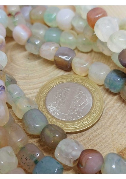 Akik Taşı Küp Şekilli 6-7mm Aralığı Dizi (54454) fiyatları