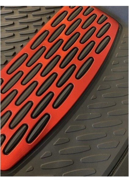 Tekno Trust Citroen C3 Uyumlu Universal Derin Havuzlu Paspas Krom Kırmızı modelleri