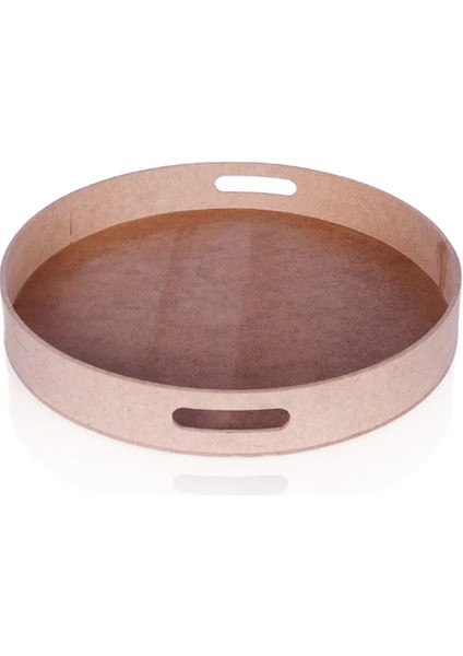 Ahşap Hobi Tps27 4mm. Yuvarlak Tepsi Orta