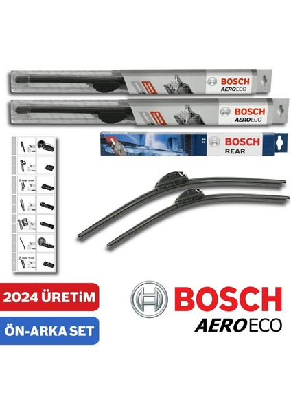 Tekno Trust Vw Golf 4 Ön Arka Silecek 2003-2005 Bosch Aeroeco-Rear