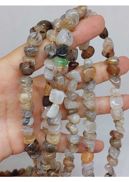 Akik Taşı Şekilsiz Doğal Taş Dizi (54474)