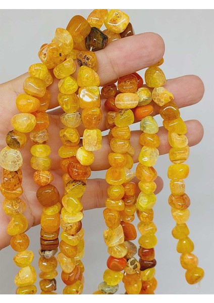 Akik Taşı Şekilsiz Doğal Taş Dizi (54478)