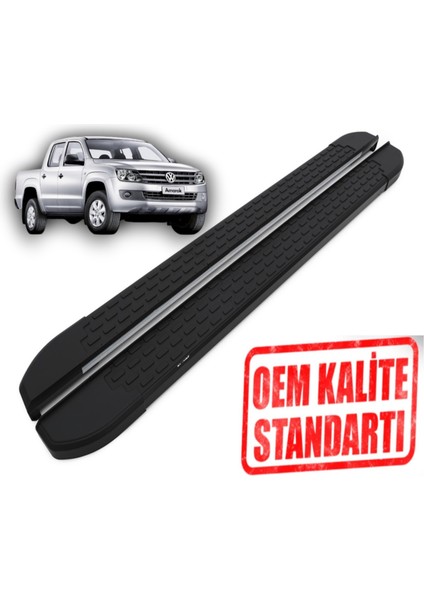Amarok 2010 - 2020 Araca Özel Nevada Siyah Yan Basamak
