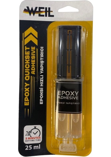 Epoksi Hızlı Yapıştırıcı 25ML