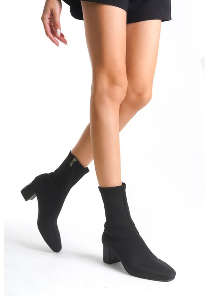 DIANA Siyah Dalgıç Kumaş Kadın Bot fiyatları