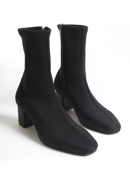 DIANA Siyah Dalgıç Kumaş Kadın Bot modelleri