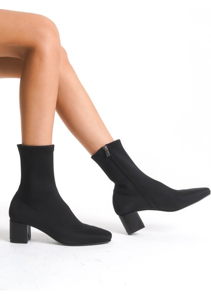 DIANA Siyah Dalgıç Kumaş Kadın Bot fırsatları