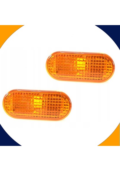 Seat Ibiza Ön Çamurluk Sinyali Takım (Buzlu-Turuncu) 2003-2008 Model Arası Araçlara Uyumlu