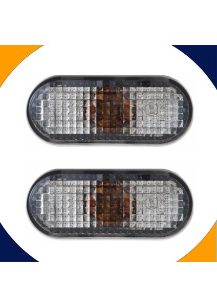 Volkswagen Caddy Ön Çamurluk Sinyali Takım (Karartmalı) 1996-2003 Model Arası Araçlara Uyumlu