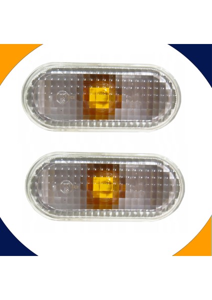 Volkswagen Caddy Ön Çamurluk Sinyali Takım (Buzlu-Beyaz-1j5) 2004-2014 Model Arası Araçlara Uyumlu