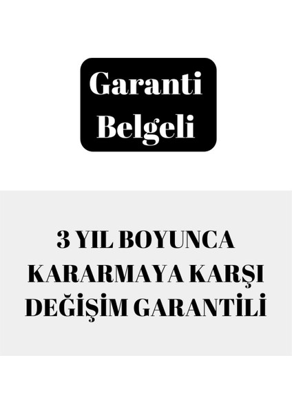 Çivi Carti Er Model 14 Ayar Altın Kaplama Çelik Zincir Kolye