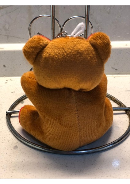 Kalp Tutan Sevimli Ayıcık Peluş Oyuncak Desenli Anahtarlık Uyku Arkadaşı Hediyelik 11 cm fiyatları