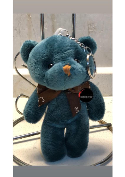Sevimli Ayıcık Peluş Oyuncak Anahtarlık Uyku Arkadaşı Hediyelik 12 cm