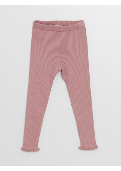 Lcw Kids Beli Lastikli Basic Kız Çocuk Tayt