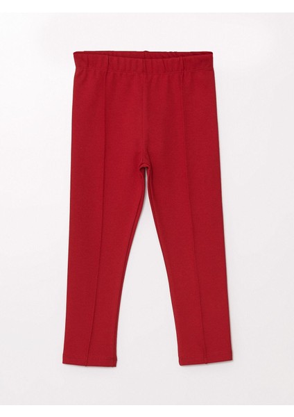Lcw Kids Beli Lastikli Kız Çocuk Basic Tayt