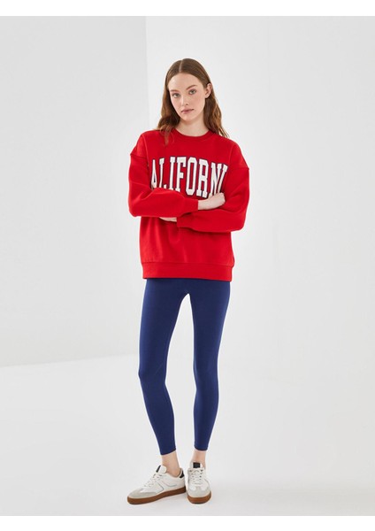 Lcw Vision Kadın Beli Lastikli Ekstra Dar Fit Düz Tayt