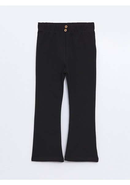 Lcw Kids Beli Lastikli Basic Kız Çocuk Ispanyol Paça Tayt