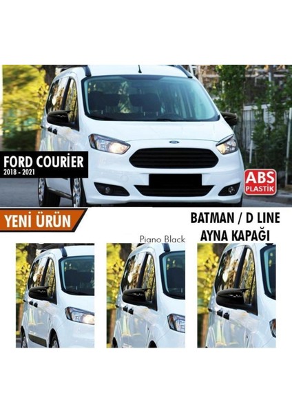 Ford Courier (2018-2021 Uyumlu Batman Ayna Kapağı ve Montaj Bandı