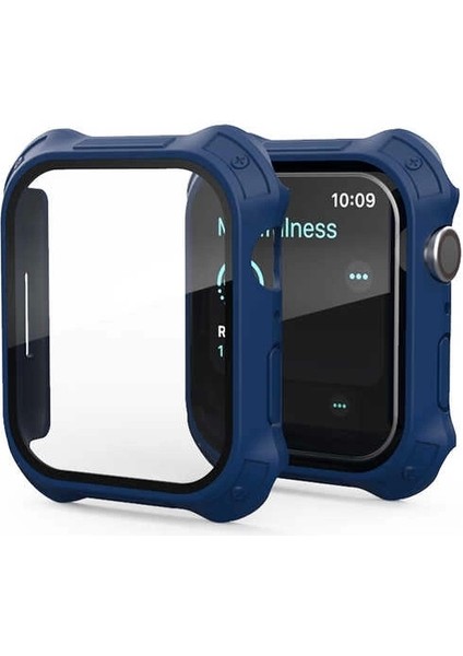 Apple Watch 7 45MM Tank Zırh Kasa ve Mat Görünümlü Ekran Koruyucu Redclick Watch Gard 11