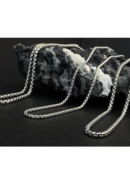 Sevgiliye Hediye Paslanmaz Kararmaz Çelik Erkek Zincir Kolye ( Farklı Ölçü Seçenekli) modelleri