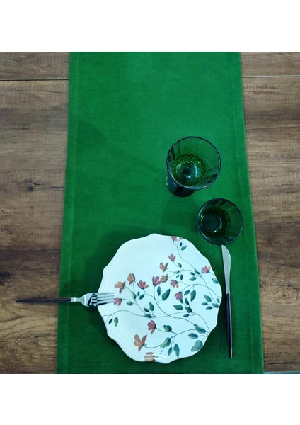 Yeşil Kadife Dokulu Dertsiz Runner modelleri