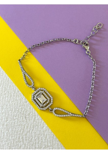 4,53 gr Silver Renk Büyük Kanatlı Baget 925 Gümüş Bileklik modelleri