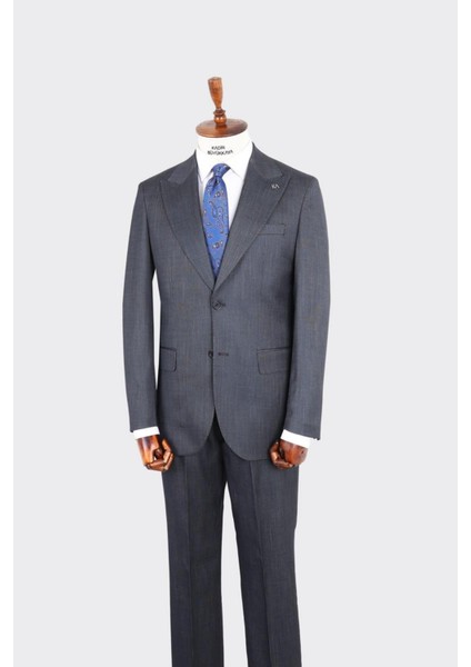 Kırlangıç Yaka Iki Düğmeli Erkek Takım ELBISE-KAX1363S fiyatları