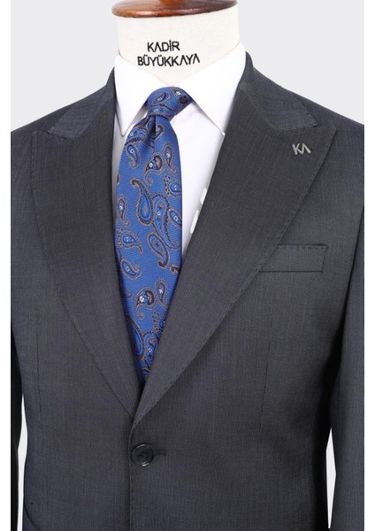 Kırlangıç Yaka Iki Düğmeli Erkek Takım ELBISE-KAX1363S modelleri