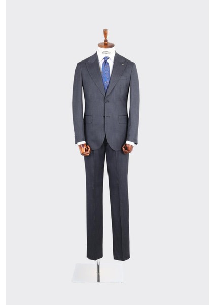 Kırlangıç Yaka Iki Düğmeli Erkek Takım ELBISE-KAX1363S fırsatları