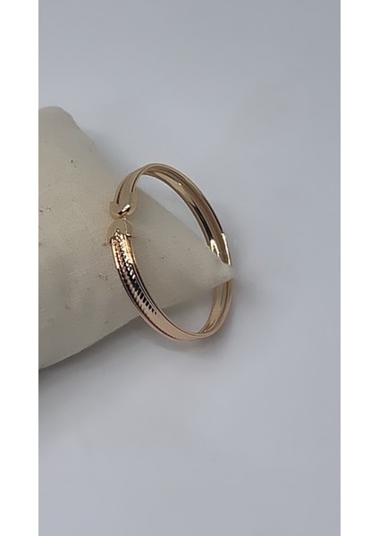 Bebe Boy Xupıng Rose Gold Ayarlanabilir Çelik Kadın Kelepçe Bileklik 17 cm