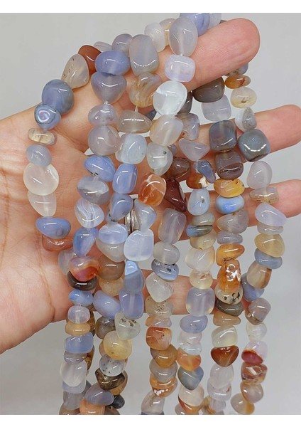 Akik Taşı Şekilsiz Doğal Taş Dizi (54486)