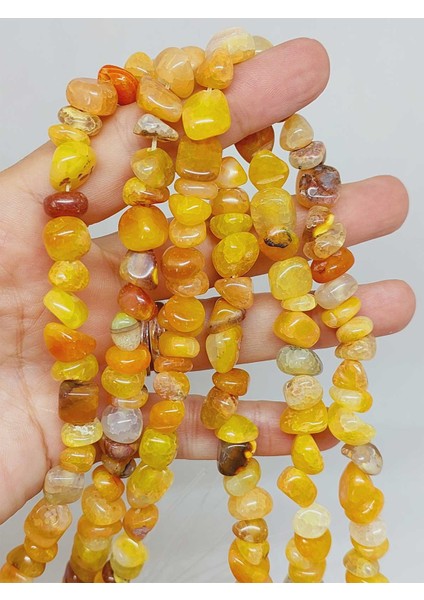 Akik Taşı Şekilsiz Doğal Taş Dizi (54492)