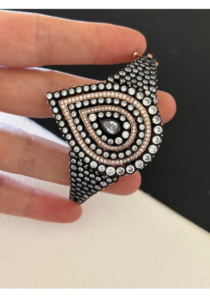 13,23 gr Silver Renk Büyük Full Baget 925 Gümüş Bileklik fiyatları