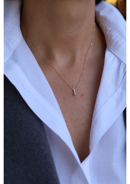 14 Ayar Altın I Harfli Kolye fiyatları