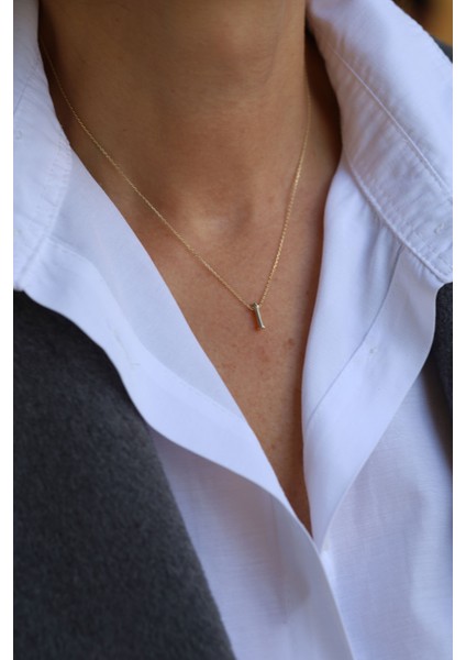 14 Ayar Altın I Harfli Kolye fiyatları