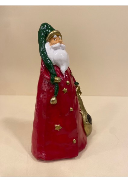 Yılbaşı Şapkalı Çuvallı Noel Baba 21 cm