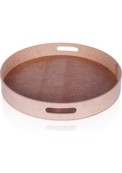 Ahşap Hobi TPS28 4mm. Yuvarlak Tepsi Büyük
