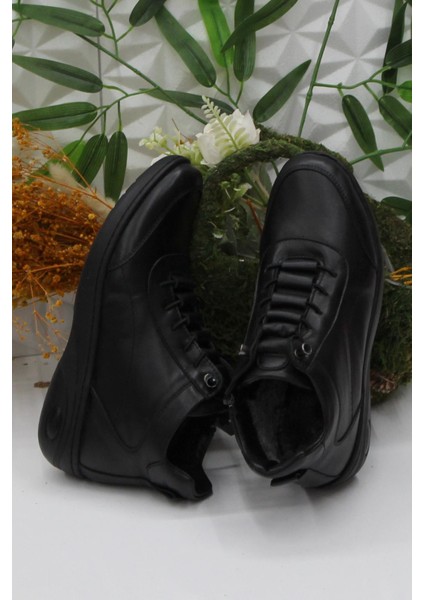 42848 Siyah Rahat Yumuşak Deri Kadın Bot indirimleri