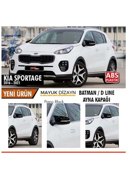 Kia Sportage (2016-2021) Batman Yarasa Ayna Kapağı ve Montaj Bandı