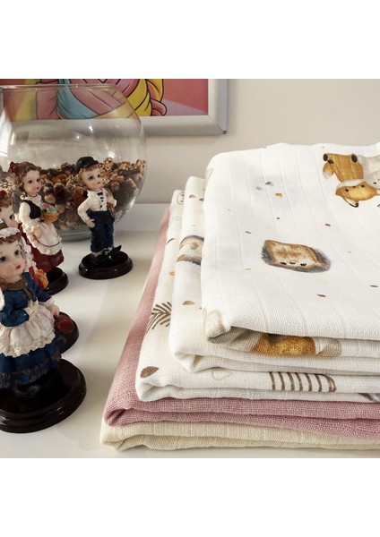 Çok Amaçlı Müslin Örtü Bezi - Bebek Battaniyesi %100 Pamuk 95 x 95 cm fırsatları