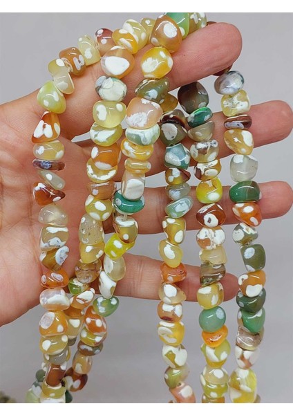 Akik Taşı Şekilsiz Doğal Taş Dizi (54504)