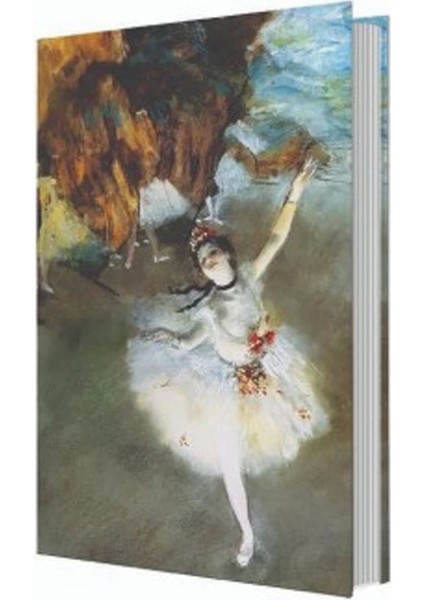 14X20 Art Of World / Edgar Degas The Star Sert Kapak Çizgisiz Defter 96 Yp